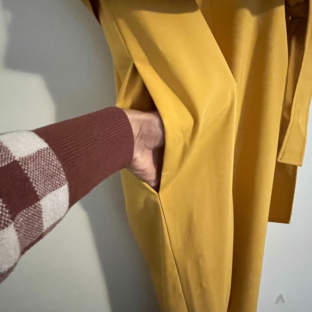 Calvin Klein Mustard Yellow Jumpsuit - Picture 8 of 8